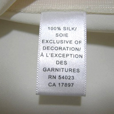 Permanent care resin label Application