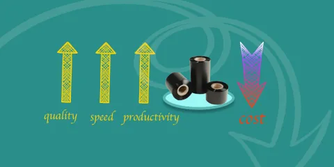 Thermal Transfer Ribbons – Lower Total Cost of Ownership (TCO)