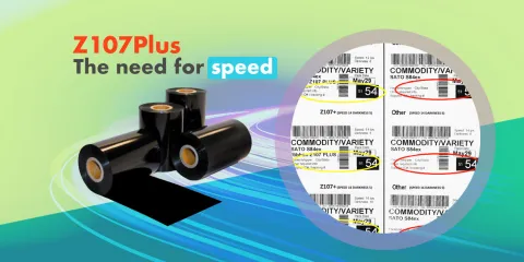 IMP’s Z107plus Resin-enhanced Wax Thermal Transfer Ribbon Outperforms the Competition