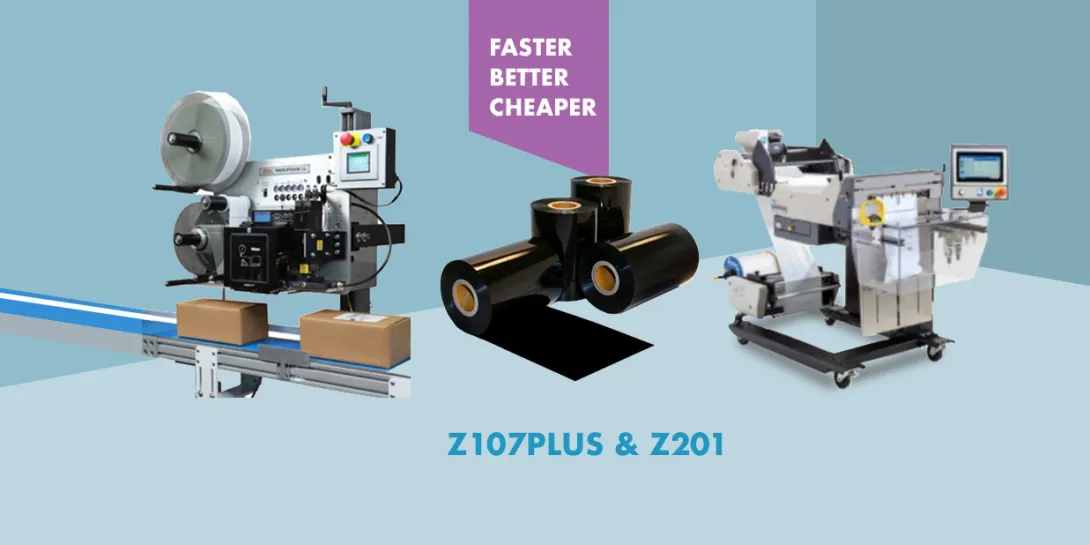 Thermal Transfer Ribbon for Label Applicators and Automatic Baggers 